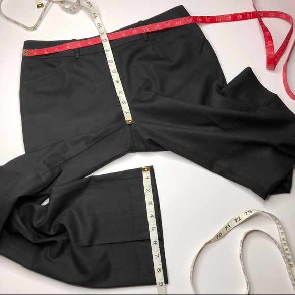 Lafayette 148 Black Wool Pants Slacks Career Office Professional Wear - Picture 7 of 8